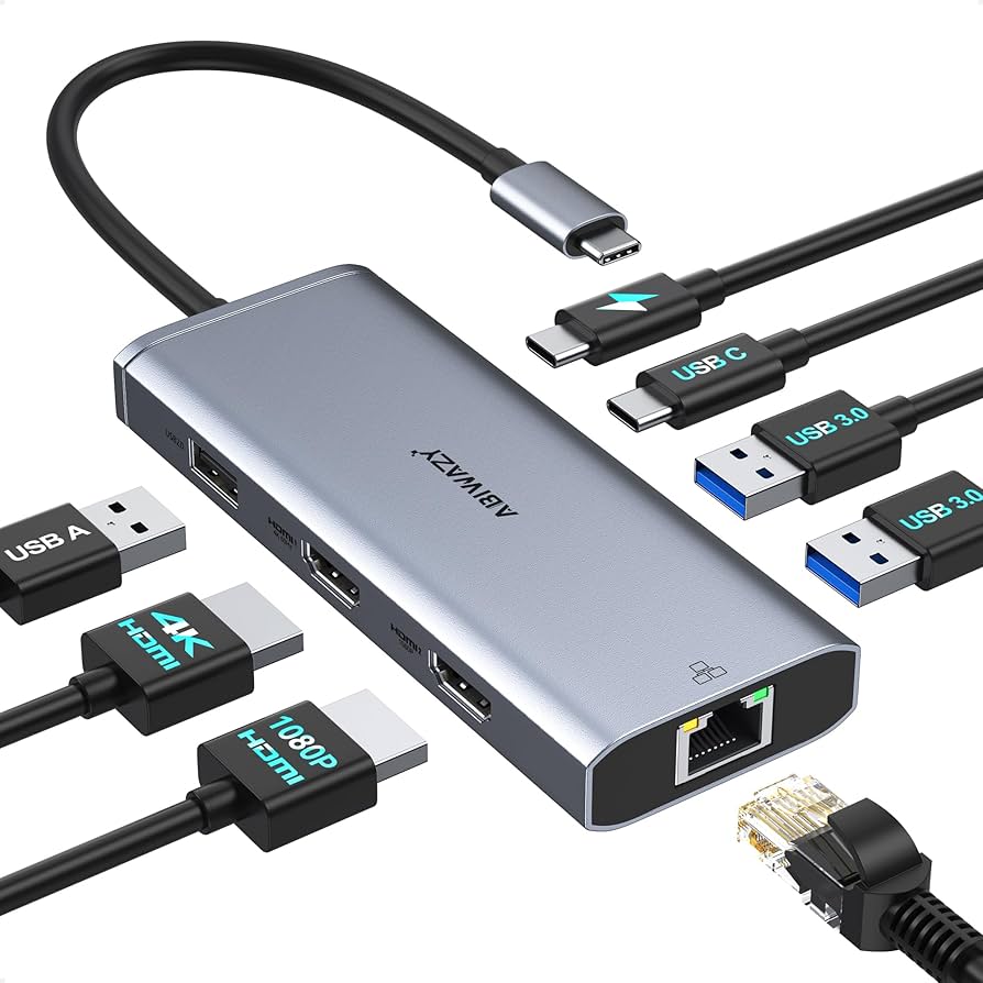 Amazon | MacBook Pro Air用ドッキングステーション、USB Cハブ